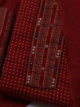 Printed Cotton Blend Unstitched Suit With Dupatta